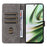 For OnePlus Nord CE3 5G / Oppo K11 5G RFID Blocking Cell Phone Case Leather Wallet Stand Cover with Strap - Brown - 2