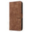 For OnePlus Nord CE3 5G / Oppo K11 5G RFID Blocking Cell Phone Case Leather Wallet Stand Cover with Strap - Brown - 5