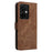 For OnePlus Nord CE3 5G / Oppo K11 5G RFID Blocking Cell Phone Case Leather Wallet Stand Cover with Strap - Brown - 6