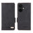 For OnePlus Nord CE3 5G Hardware Decor Phone Case PU Leather Wallet Stand Anti-drop Cover - Black - 1