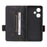For OnePlus Nord CE3 5G Hardware Decor Phone Case PU Leather Wallet Stand Anti-drop Cover - Black - 4