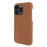 Back Cover for iPhone 13 Pro Max 6.7 inch , Genuine Cow Leather Coated PC Phone Case Compatible with MagSafe - Brown - 2