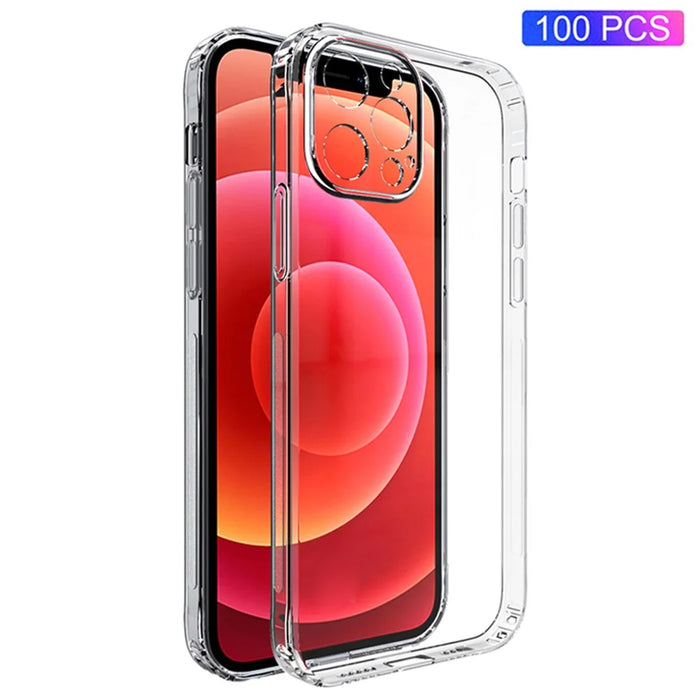 100PCS For iPhone 11 Pro Hard Plastic Cell Phone Shell Anti-Scratch Cover HD Transparent Clear Phone Case - 1