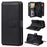 For Google Pixel 8 Pro Leather Case with 10 Card Holder Phone Cover Stand - Black - 1