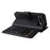 For Google Pixel 8 Pro Leather Case with 10 Card Holder Phone Cover Stand - Black - 7