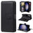 For Samsung Galaxy S23 FE Leather Case with 10 Card Holder Phone Cover Stand - Black - 1