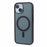 For iPhone 15 Plus Matte Phone Case Compatible with MagSafe PC+TPU Back Cover - Black - 1
