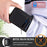 009 Anti-scratch Phone Case for Samsung Galaxy A13 4G / 5G , RFID Blocking PU+TPU Cover Kickstand Zipper Wallet Shell with Strap - Black - 4