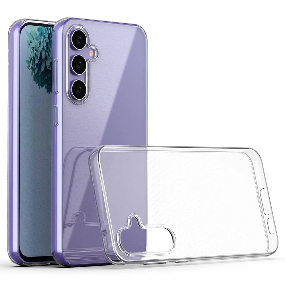 TPU Phone Case For Samsung Galaxy S23 FE , Ultra-Thin Cell Phone Cover Transparent Shell - 1