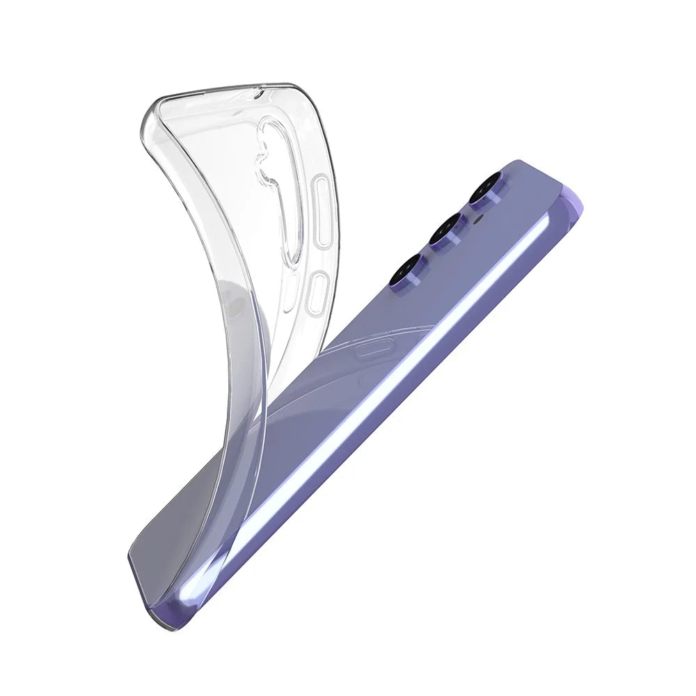 TPU Phone Case For Samsung Galaxy S23 FE , Ultra-Thin Cell Phone Cover Transparent Shell - 4