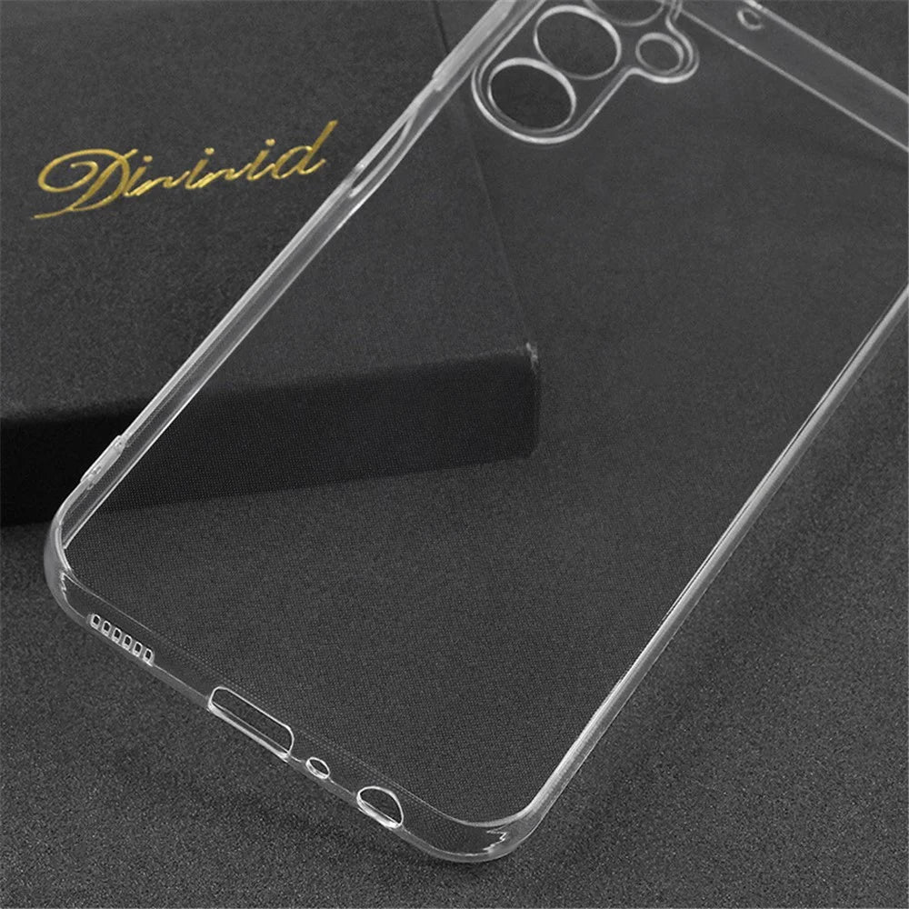 For Samsung Galaxy F34 5G / M34 5G Anti-Scratch Phone Case Shell Precise Cutouts TPU Clear Cell Phone Cover - 4