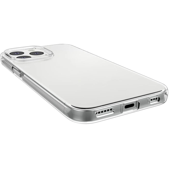 For iPhone 15 Pro Soft TPU Clear Phone Case with 2.5D Arc Edge Tempered Glass Screen Film - 7