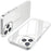 For iPhone 15 Pro Max Soft TPU Clear Phone Cover with 2.5D Tempered Glass Screen Protector - 2