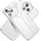 For iPhone 15 Pro Max Soft TPU Clear Phone Cover with 2.5D Tempered Glass Screen Protector - 3