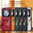 SULADA For Samsung Galaxy Z Flip5 5G PU Leather Coated PC Case Imprinted Phone Cover with Shoulder Strap - Orange - 6