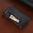 For iPhone 15 Pro Max Stand Wallet Case 9 Card Slots Zipper Pocket PU Leather Phone Cover with Strap - Black - 6