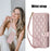ZD 028 Shockproof Case for Samsung Galaxy Z Fold4 5G PC+PU Leather Wallet Phone Cover with Straps - Rose Gold - 5