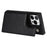 For iPhone 15 Pro Max RFID Blocking Card Holder Kickstand Cover Anti-drop Phone Case with Shoulder Strap - Black - 3