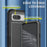 Style F1 For Google Pixel 8 Drop-proof Back Case PC+TPU Anti-scratch Phone Cover - Black - 3