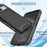 Style F1 For Google Pixel 8 Drop-proof Back Case PC+TPU Anti-scratch Phone Cover - Black - 4