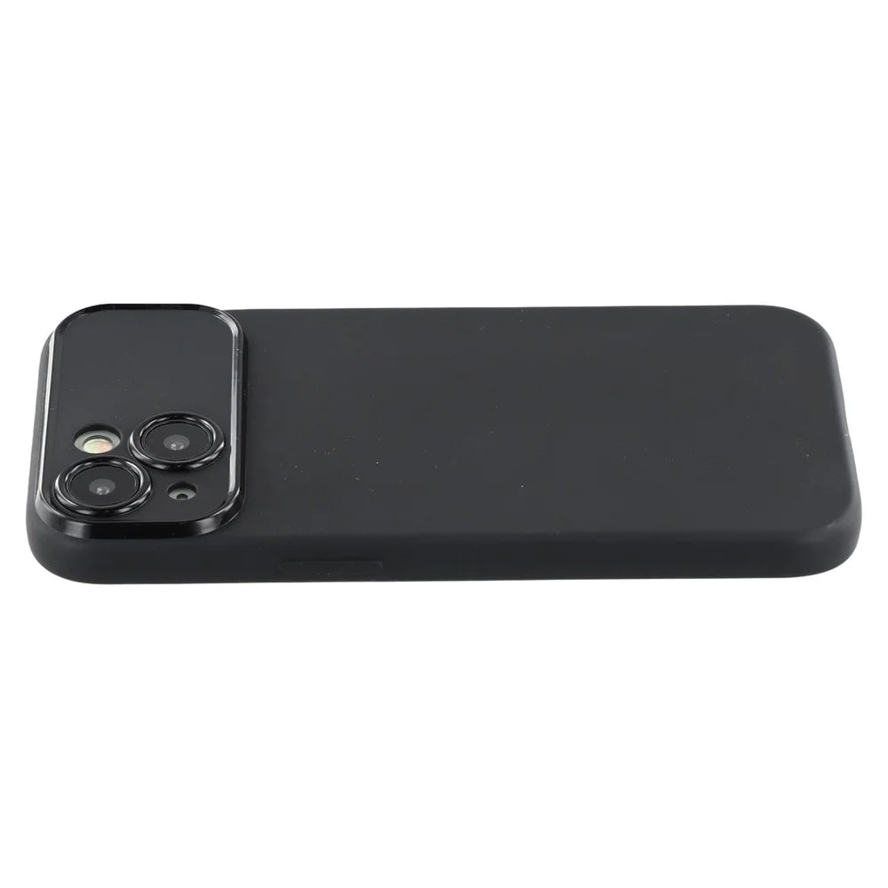 Slim-Fit TPU Phone Case for iPhone 15 , Anti-Scratch Shell Matte Protective Cell Phone Cover - Black - 3