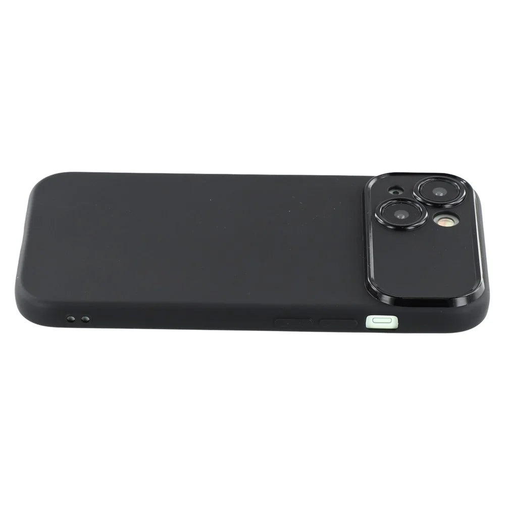Slim-Fit TPU Phone Case for iPhone 15 , Anti-Scratch Shell Matte Protective Cell Phone Cover - Black - 4