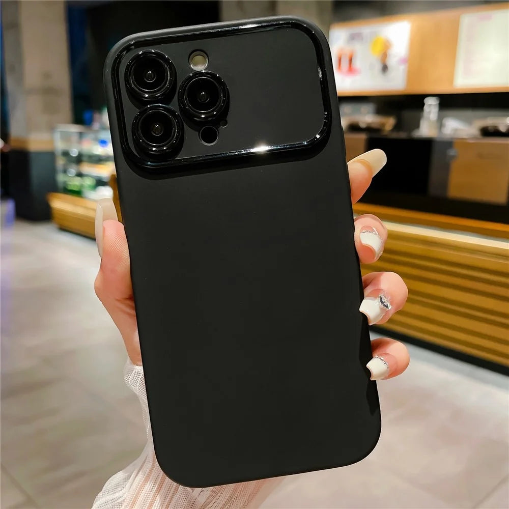 For iPhone 15 Pro Max Matte TPU Phone Case Anti-Scratch Shell Shockproof Cell Phone Cover - Black - 1
