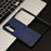 For Samsung Galaxy Z Fold5 5G Mobile Phone Cover Crocodile Texture PU Leather+PC Phone Case - Blue - 5