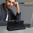 For Samsung Galaxy S23 FE Solid Color PU Leather Wallet Case Cell Phone Horizontal Stand Cover - Black - 5