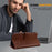 For Sony Xperia 10 V Solid Color PU Leather Wallet Case Folio Flip Cell Phone Stand Cover - Brown - 5