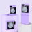 For Samsung Galaxy Z Flip5 5G Hard PC Phone Case Hinge Protection Drop-proof Mobile Protective Cover - Purple - 4
