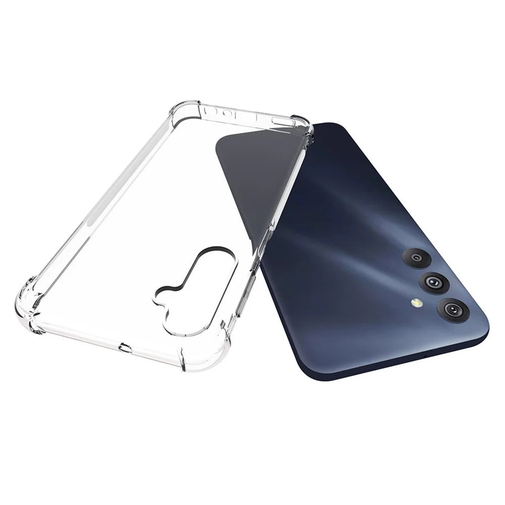 For Samsung Galaxy M34 5G / F34 5G Shockproof Phone Cover Transparent Anti-Dust TPU Phone Case - 2