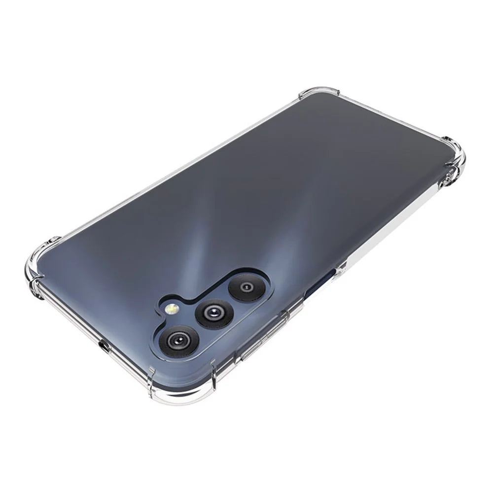 For Samsung Galaxy M34 5G / F34 5G Shockproof Phone Cover Transparent Anti-Dust TPU Phone Case - 3