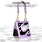 GKK For Samsung Galaxy Z Flip5 5G Hand Strap PC Phone Case Ultra Thin Protective Phone Cover with Integrated Small Screen Film - Purple - 2