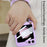 GKK For Samsung Galaxy Z Flip5 5G Hand Strap PC Phone Case Ultra Thin Protective Phone Cover with Integrated Small Screen Film - Purple - 5