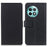 For OnePlus Ace 2 Pro 5G Textured Phone Cover PU Leather Wallet Stand Case - Black - 1