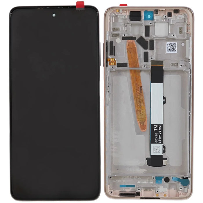 For Xiaomi Poco X3 / X3 NFC / X3 Pro Grade C LCD Screen and Digitizer Assembly + Frame Replacement Part (without Logo) - Bronze - 1