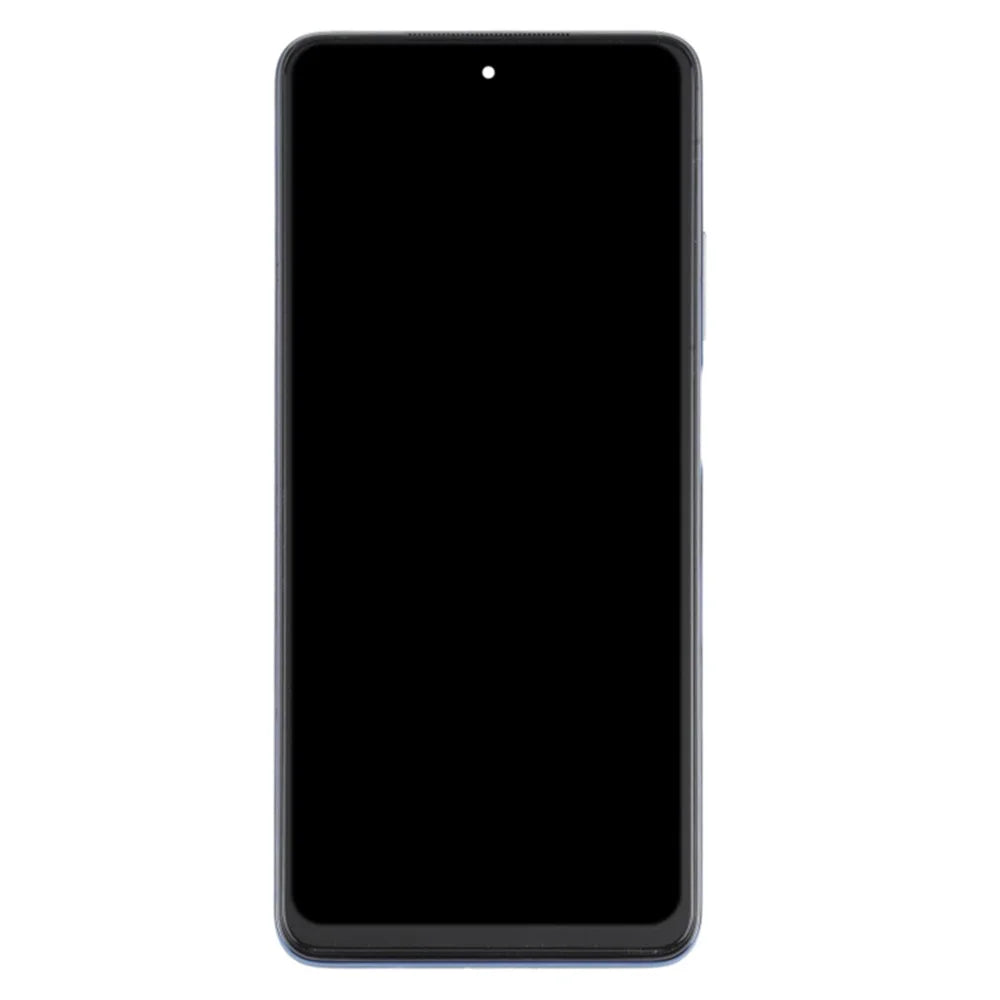 For Xiaomi Redmi Note 9 Pro 5G M2007J17C / Mi 10T Lite 5G M2007J17G Grade C LCD Screen and Digitizer Assembly + Frame Replacement Part (without Logo) - Blue - 2