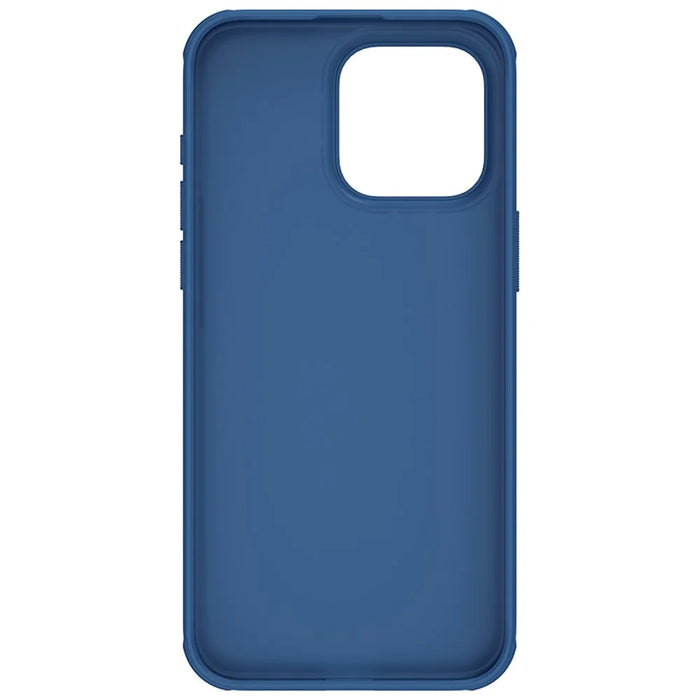 NILLKIN Super Frosted Shield Pro for iPhone 15 Pro Anti-scratch Phone Case PC+TPU Matte Back Cover - Blue - 6