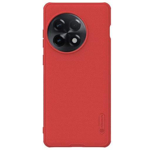 NILLKIN Super Frosted Shield Pro for OnePlus Ace 2 Pro 5G PC+TPU Case Anti-scratch Matte Phone Cover - Red - 1
