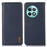 KHAZNEH For OnePlus Ace 2 Pro 5G RFID Blocking Wallet Stand Cover Genuine Cow Leather Phone Case - Blue - 1