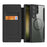 For Samsung Galaxy S23 Ultra Leather Case DUX DUCIS Skin X Pro Series Flip Cover Magnetic Case - Black - 2