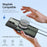 For Samsung Galaxy S23 Ultra Leather Case DUX DUCIS Skin X Pro Series Flip Cover Magnetic Case - Black - 3