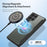 For Samsung Galaxy S23 Ultra Leather Case DUX DUCIS Skin X Pro Series Flip Cover Magnetic Case - Black - 4