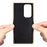 DENIOR For Samsung Galaxy S23 Ultra Anti-Scratch Electroplating Cover Genuine Cow Leather+PC+TPU Phone Case - Red - 5