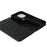For iPhone 15 Pro Bi-color Splicing PU Leather Phone Case Support Stand Wallet Cover - Black+Yellow - 4