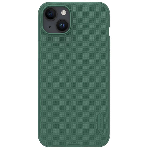 NILLKIN Super Frosted Shield Pro for iPhone 15 Plus Phone Case PC+TPU Anti-drop Matte Phone Cover - Green - 1