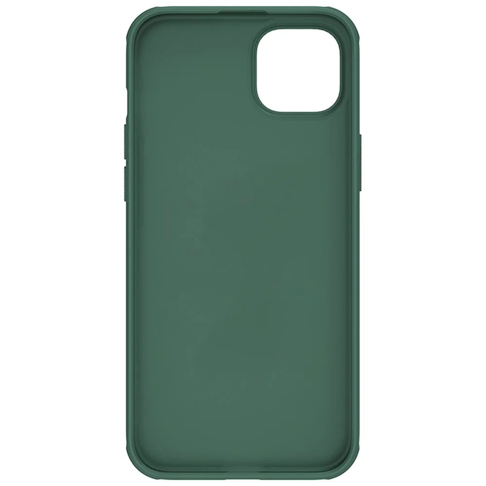 NILLKIN Super Frosted Shield Pro for iPhone 15 Plus Phone Case PC+TPU Anti-drop Matte Phone Cover - Green - 6