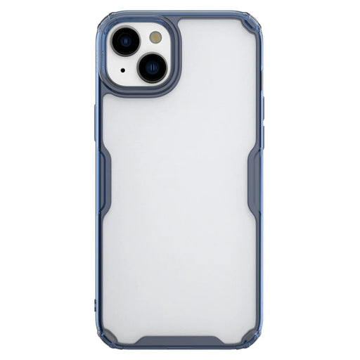 NILLKIN Nature Pro Series for iPhone 15 Plus Protective Phone Case PC Back TPU Frame Phone Cover - Blue - 1