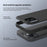 NILLKIN Super Frosted Shield Pro Matte Phone Cover for iPhone 15 PC+TPU Anti-scratch Phone Case - Black - 7